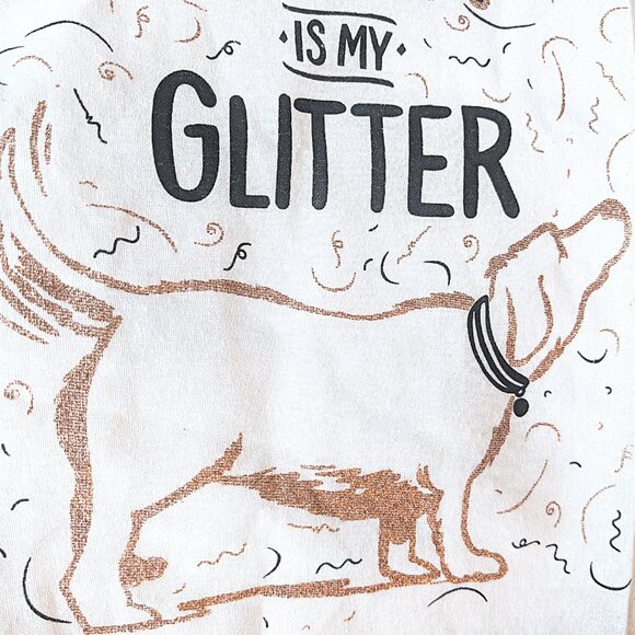 Dog Glitter Kitchen Towel NWOT - Picture 2 of 7
